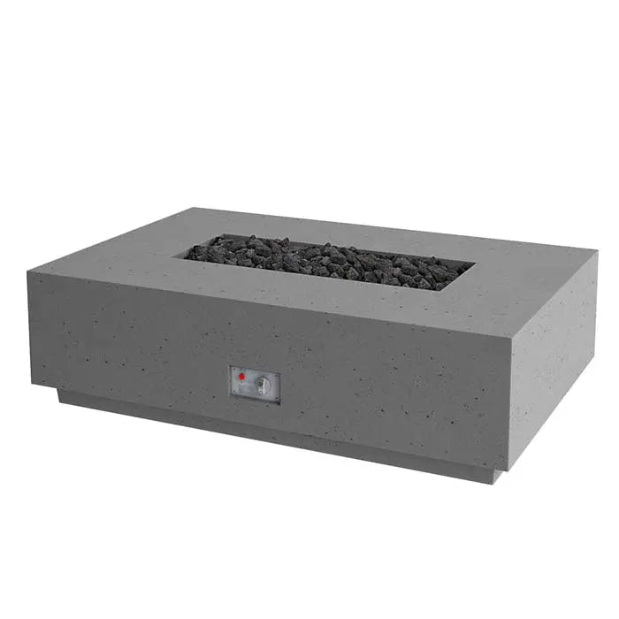 FireGear Sanctuary 1 Rectangular 56" Fire Table in Slate Grey image 0