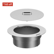 Zentro Stainless Steel Smokeless Fire Pit Insert image 10