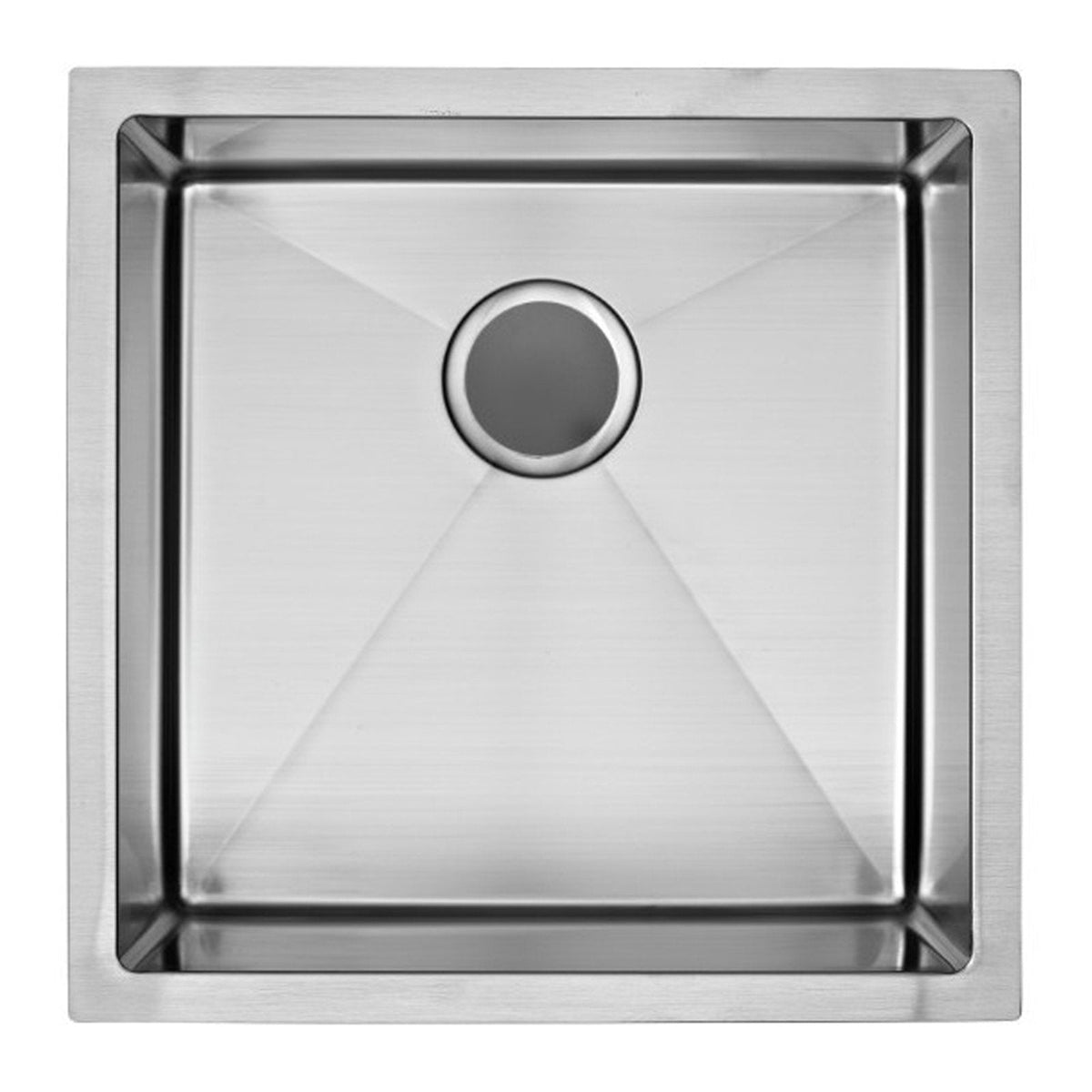 E2 Stainless 16 Gauge 19x19x10 Stainless Steel Rectangular Sink w/ Very Small Corner Radius - VSR-1919 image 0