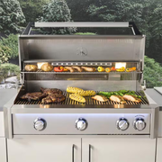 American Outdoor Grill 30-in 3-Burner L-Series Built-In Natural Gas Grill with Lights and Rotisserie - AOG30LN image 2