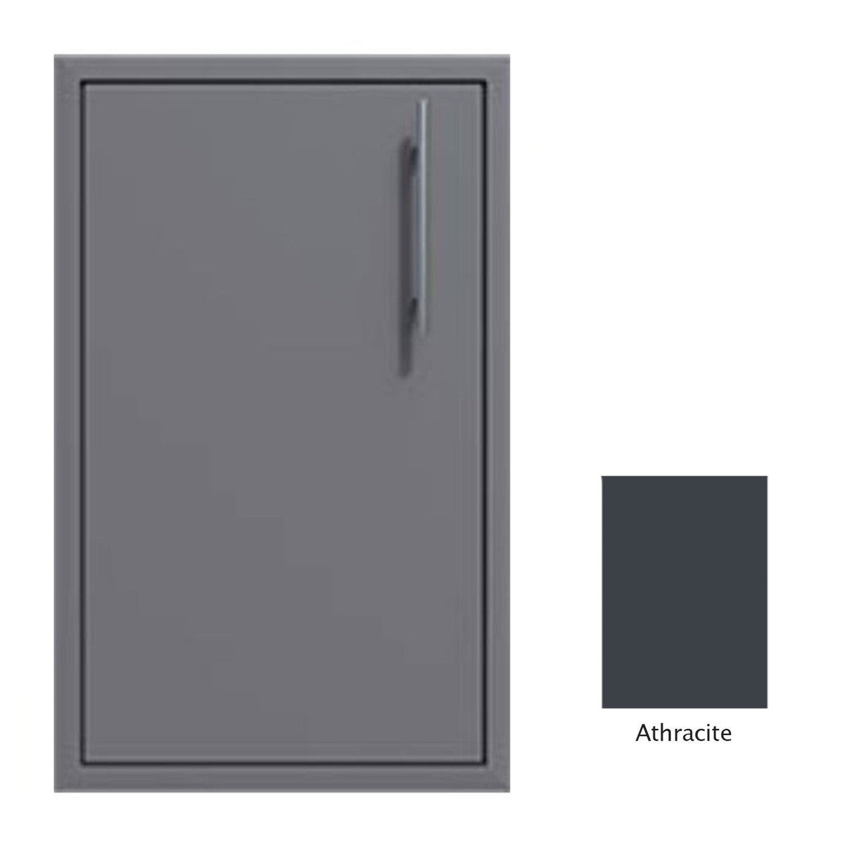 Canyon Series 24"w by 29"h Single Door Enclosure w/ Adj. Shelf (Left Hinge) In Anthracite - CAN004-F01-LftHng-Anthracite image 0
