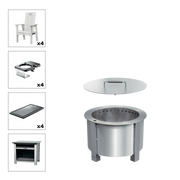 X Series Total Patio Fire Pit Bundle image 21
