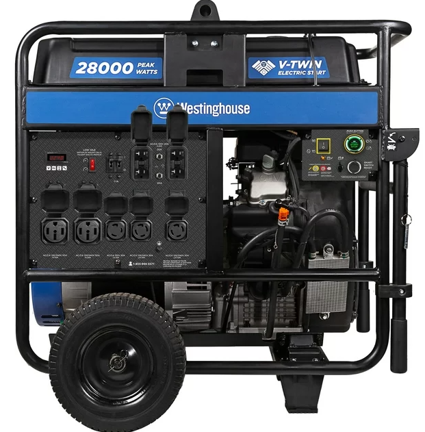 Westinghouse 28,000 Peak Watt Home Backup Portable Generator, Remote Electric Start with Co Sensor image 0