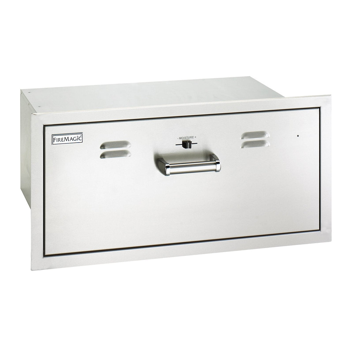 Fire Magic Premium Flush 30-Inch Built-In Electric Warming Drawer (Soft Close) - 53830-SW image 0