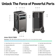 ANKER SOLIX F3800 PORTABLE POWER STATION image 2