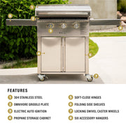 28" Griddle with Cabinet image 3