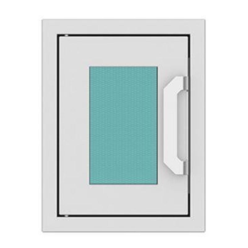 Hestan 16-Inch Paper Towel Dispenser w/ Recessed Marquise Accent Panel in Turquoise - AGPTD16-TQ image 0