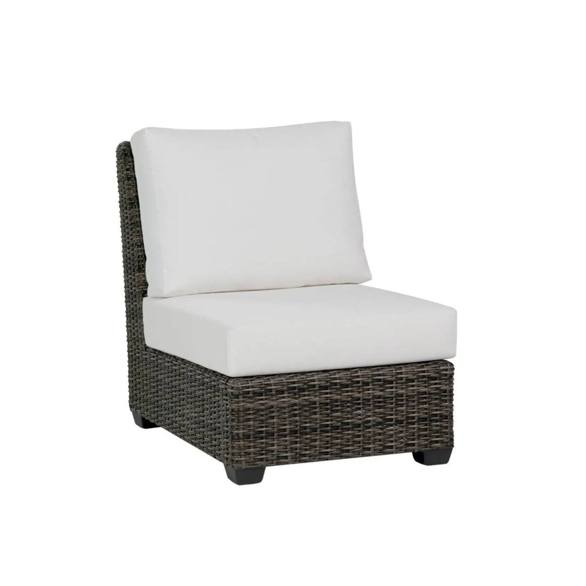 Coral Gables Armless Chair Sectional Piece with Switch Flax Cushions image 0
