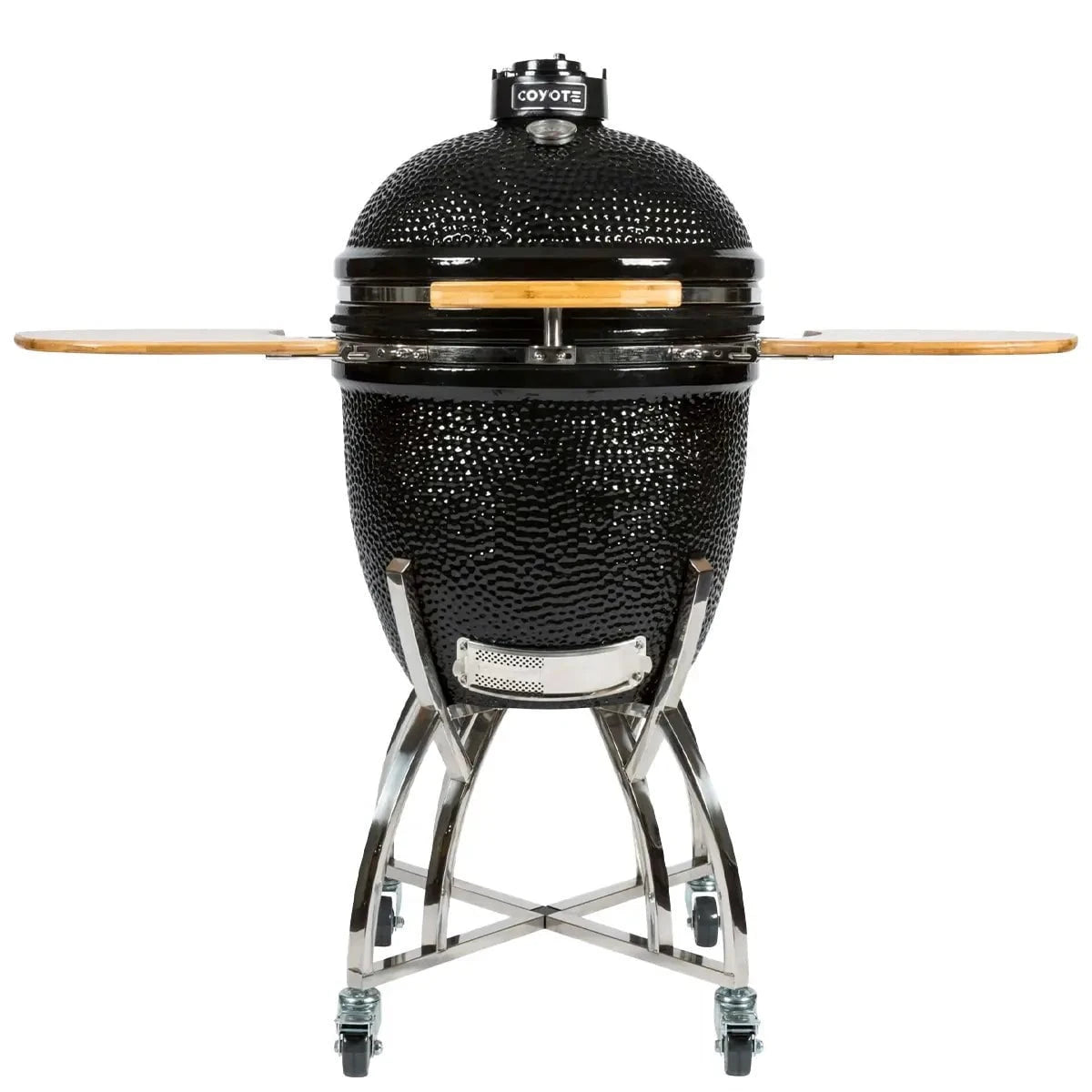 Coyote Asado Ceramic Grill with Stand and Side Shelves image 0