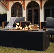 Blaze 60-Inch Rectangular Concrete Propane Fire Pit Table in Phantom -LP image 0