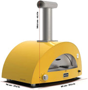 Alfa Moderno 2 Pizze Wood - Fired Pizza Oven - Fire Yellow - FXMD-2P-LGIA image 3