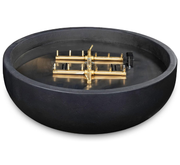Blaze 38-Inch Round Concrete Propane Fire Bowl in Phantom -BLZ-38-FBOWL-LP image 2
