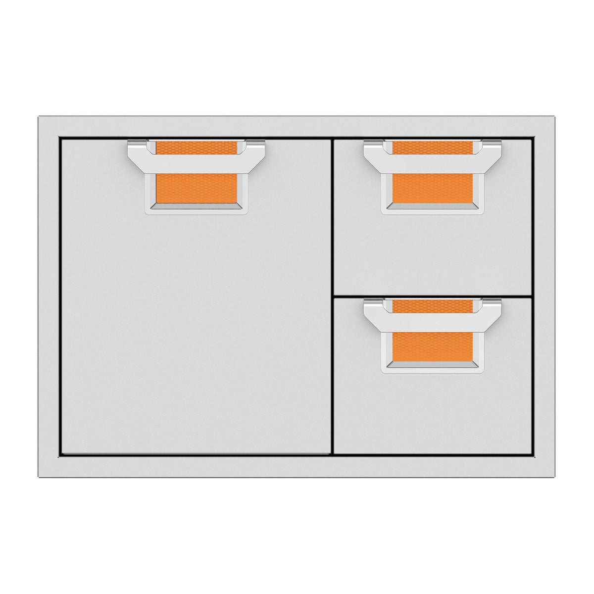 Aspire by Hestan 30-Inch Double Drawer and Storage Door Combination (Citra Orange) - AESDR30-OR image 0