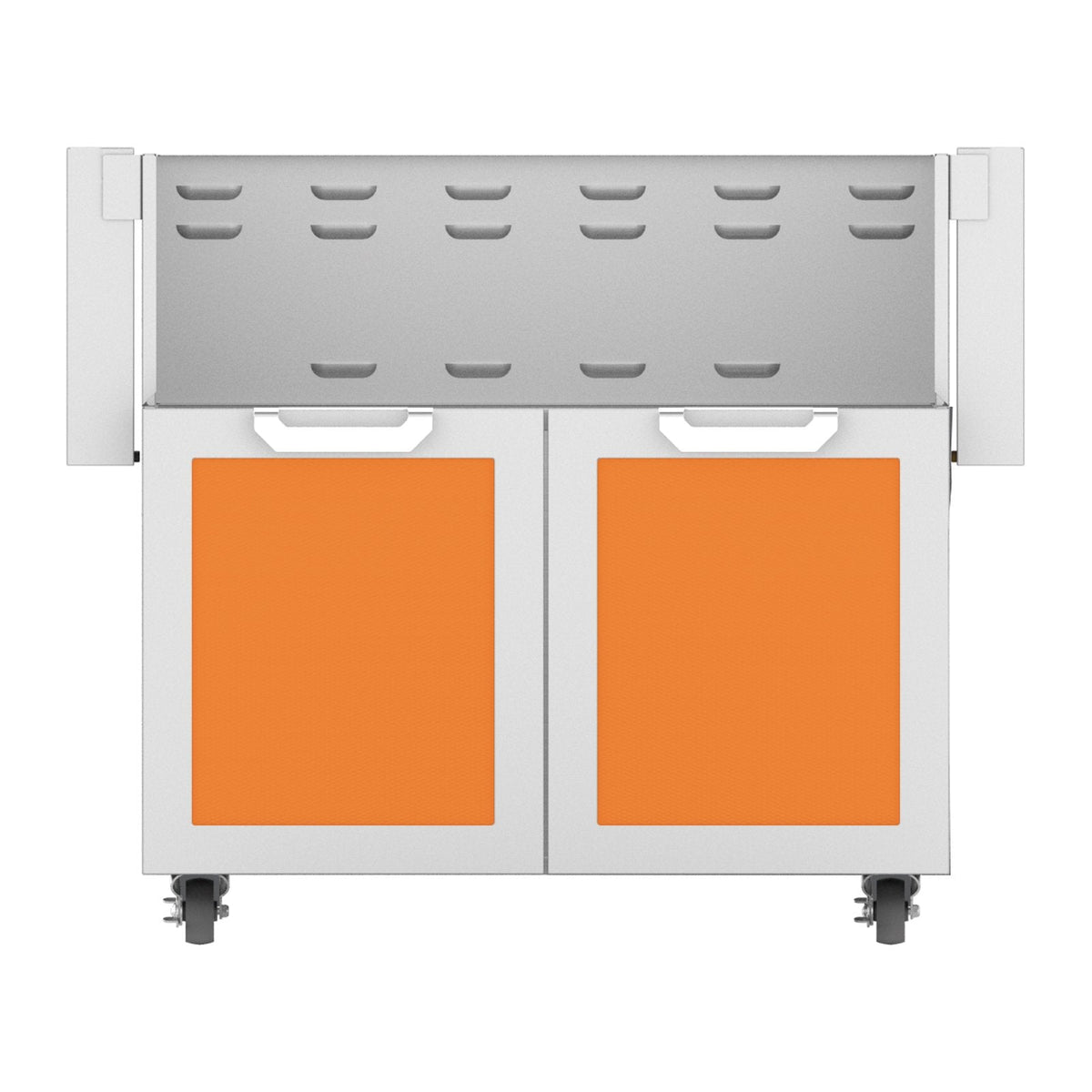 Hestan 36-Inch Double Door Grill Cart in Orange - GCD36-OR image 0