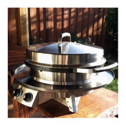 Evo Professional 30-Inch Propane Gas Tabletop Grill w/ Seasoned Cooksurface (Fully Assembled) - 10-0021-LP image 1