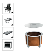 X Series Total Patio Fire Pit Bundle image 15
