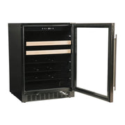 Azure 24-Inch Beverage Center w/ Stainless Steel Trim Glass Door - A124BEV-S image 1