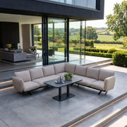 Como Corner Sofa Set with Altura Rising Table in Truffle image 0