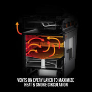 Bronco 36” Griddle Vertical Pellet Smoker Combo image 3