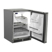 Marvel 24-Inch Outdoor Rated Refrigerator With MaxStore Storage Drawer &amp; Door Storage, Solid Stainless Steel Door With Lock (Right Hinge) - MORE224SS41A image 1