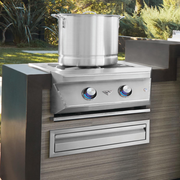 Twin Eagles 24-Inch Natural Gas Built-In Power Burner w/ Heavy Duty Grates - TEPB24HG-CN image 2