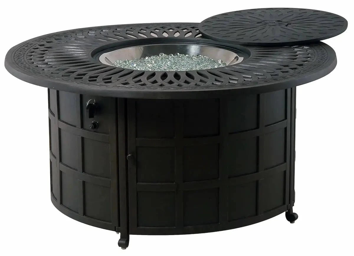 Hanamint Mayfair 48" Round Enclosed Gas Fire Pit Table image 0