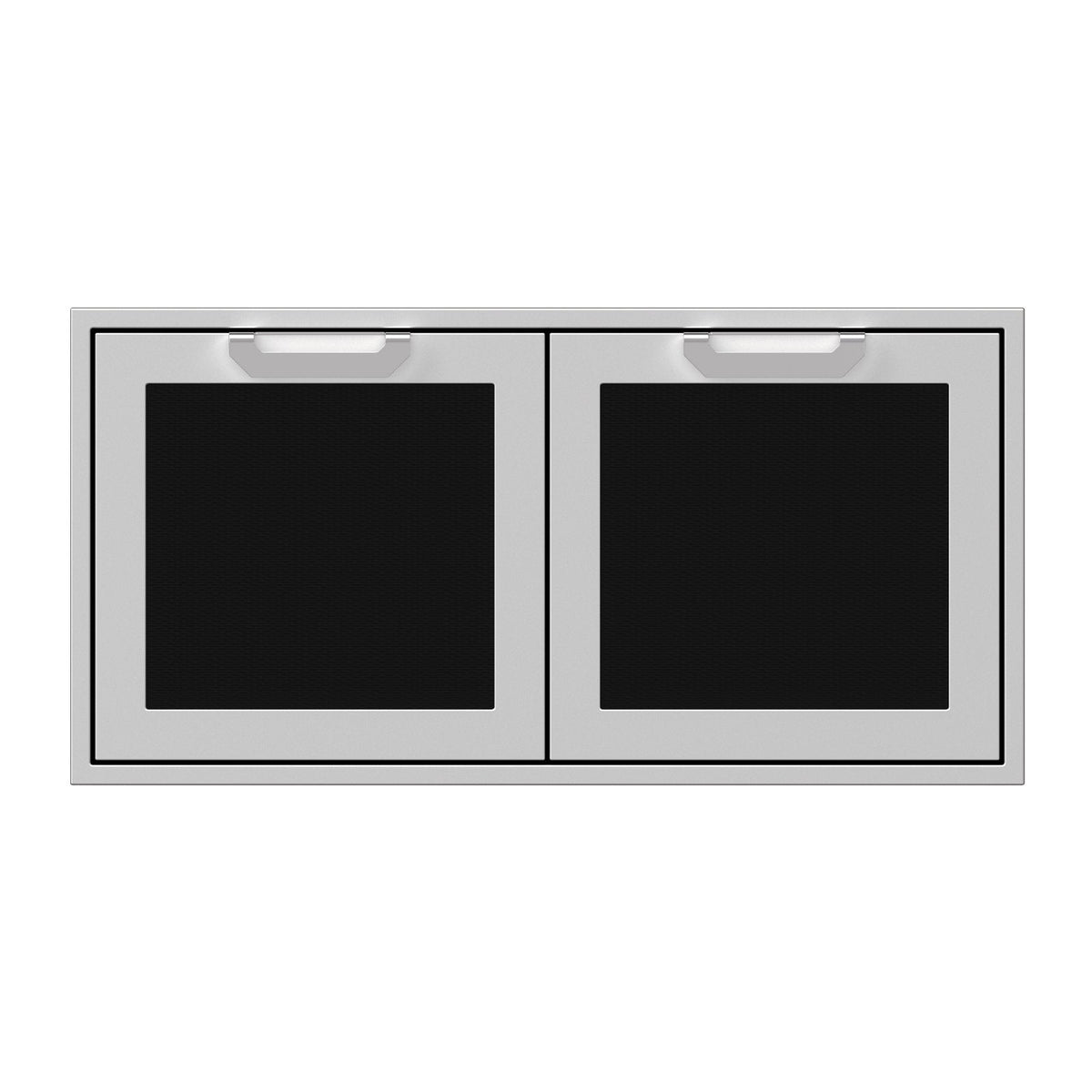 Hestan 42-Inch Double Access Doors w/ Recessed Marquise Accented Panels in Black - AGAD42-BK image 0