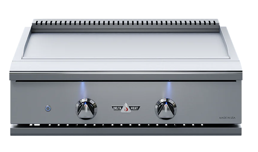 Delta Heat 32-Inch Built-In Natural Gas Stainless Teppanyaki  Griddle  - DHTG32N image 0