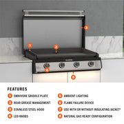 36" Drop-in Griddle with Hood (Natural Gas) image 3