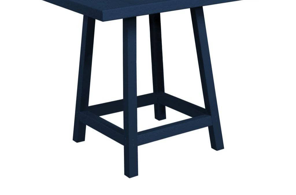 CR Plastic Premium Pub TABLE LEGS ONLY in Navy image 0