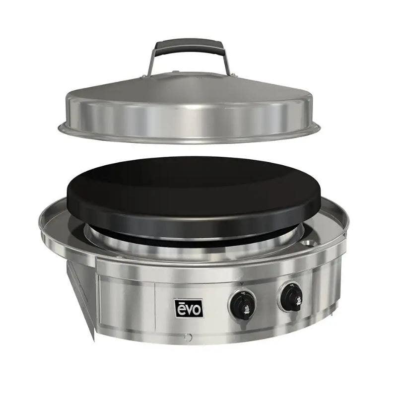 EVO Affinity 25G Built-In Gas BBQ Flat top Grill image 0
