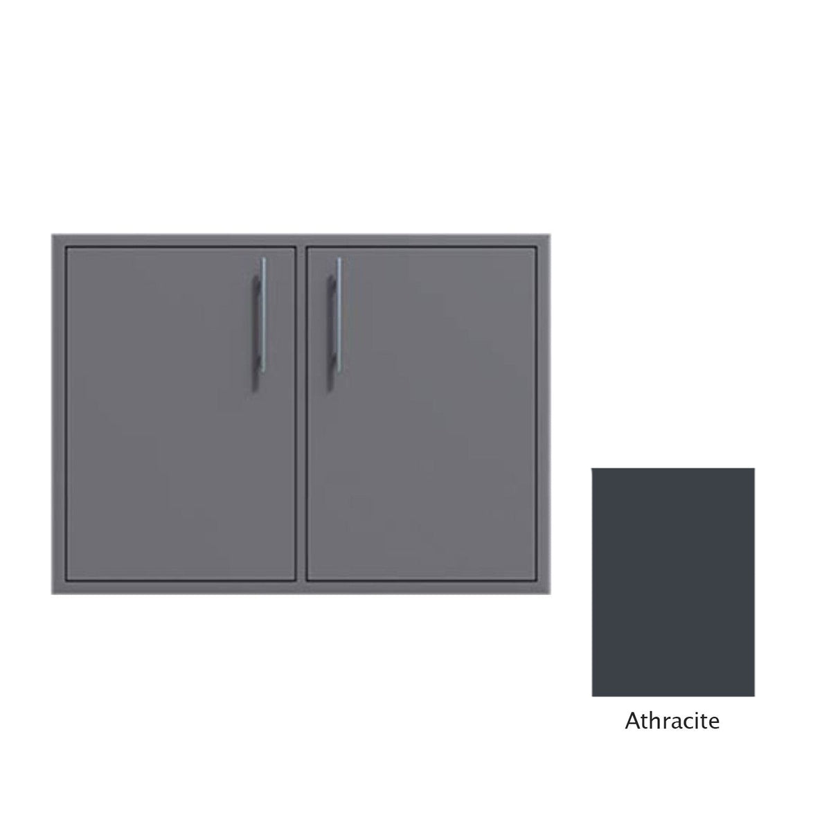 Canyon Series 40"w by 29"h Double Door Enclosure w/ Adj. Shelf In Anthracite - CAN014-F01-Anthracite image 0