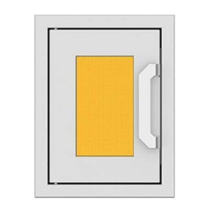 Hestan 16-Inch Paper Towel Dispenser w/ Recessed Marquise Accent Panel in Yellow - AGPTD16-YW image 0