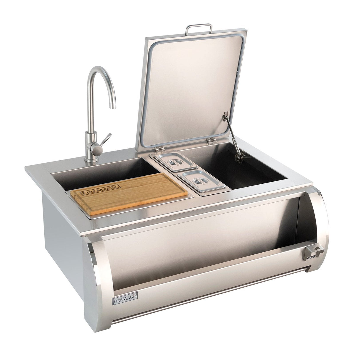 Fire Magic Built-In Beverage Butler w/ Hot &amp; Cold Faucet and Removable Cutting Board - 3835 image 0