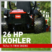 Toro Titan Max 60" IronForged Deck 26HP V-Twin Gas Dual Hydrostatic Zero Turn Riding Mower image 2