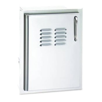 Fire Magic Select 14-Inch Single Access Door w/ Tank Tray &amp; Louvers (Left Hinge) - 33820-TSL image 0