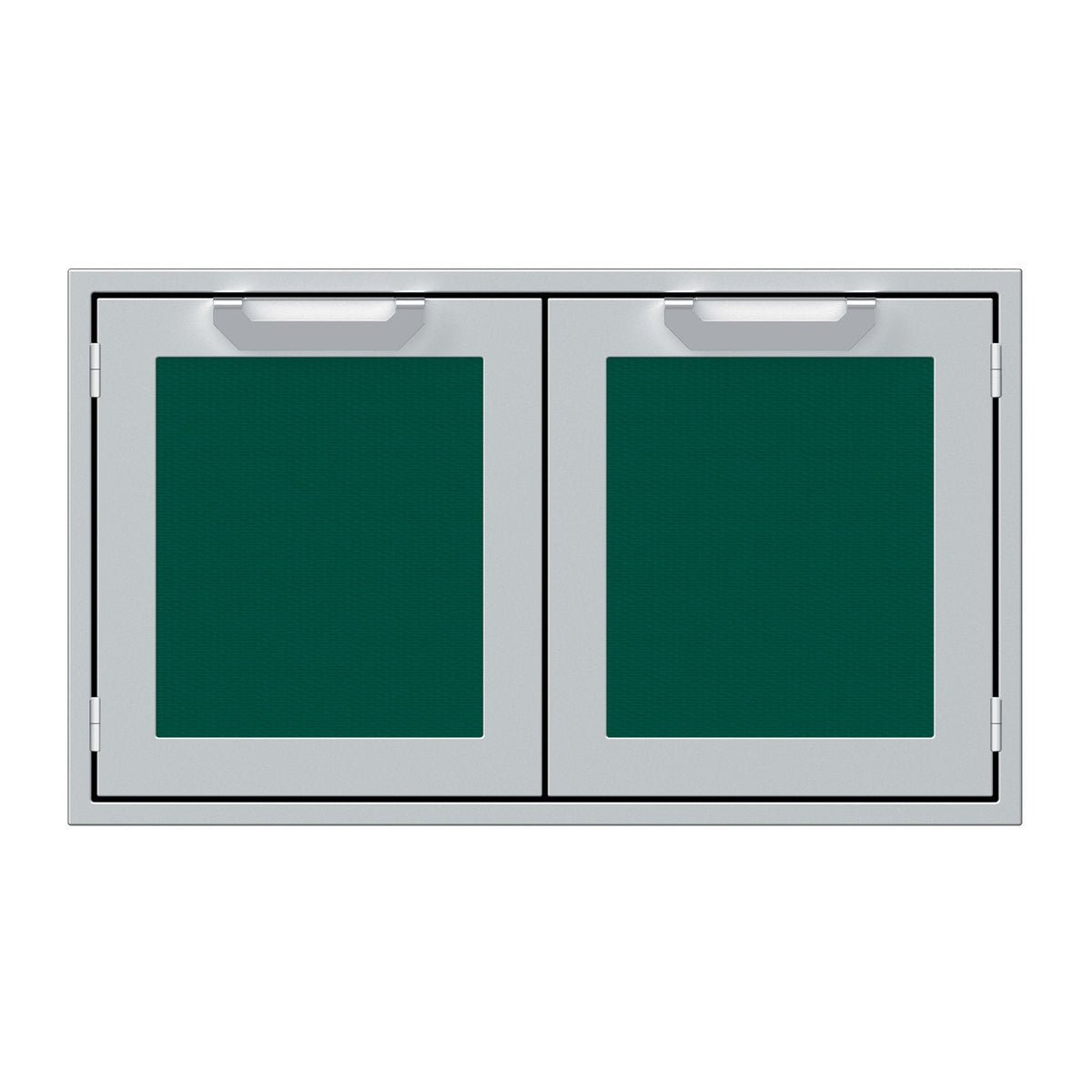 Hestan 36-Inch Double Door Sealed Pantry Storage w/ Recessed Marquise Accented Panels in Green - AGLP36-GR image 0