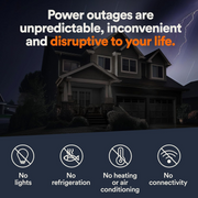 Guardian Series 22 kW/19.5 kW Air Cooled Home Standby Generator with Wi-Fi and Whole Home 200 Amp Transfer Switch image 1