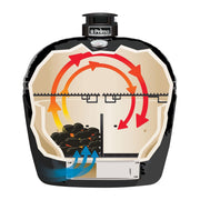 Primo Large Round Standalone Charcoal Ceramic Kamado Grill (2021 Model) - PGCRH image 5