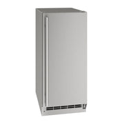 U-Line 15-Inch Stainless Steel Outdoor Clear Ice Machine w/ Reversible Hinge - UOCL115-SS01B image 1