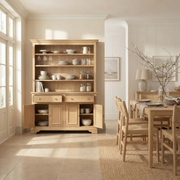 Amberley 5ft Grand Open Dresser in Light Oak image 1