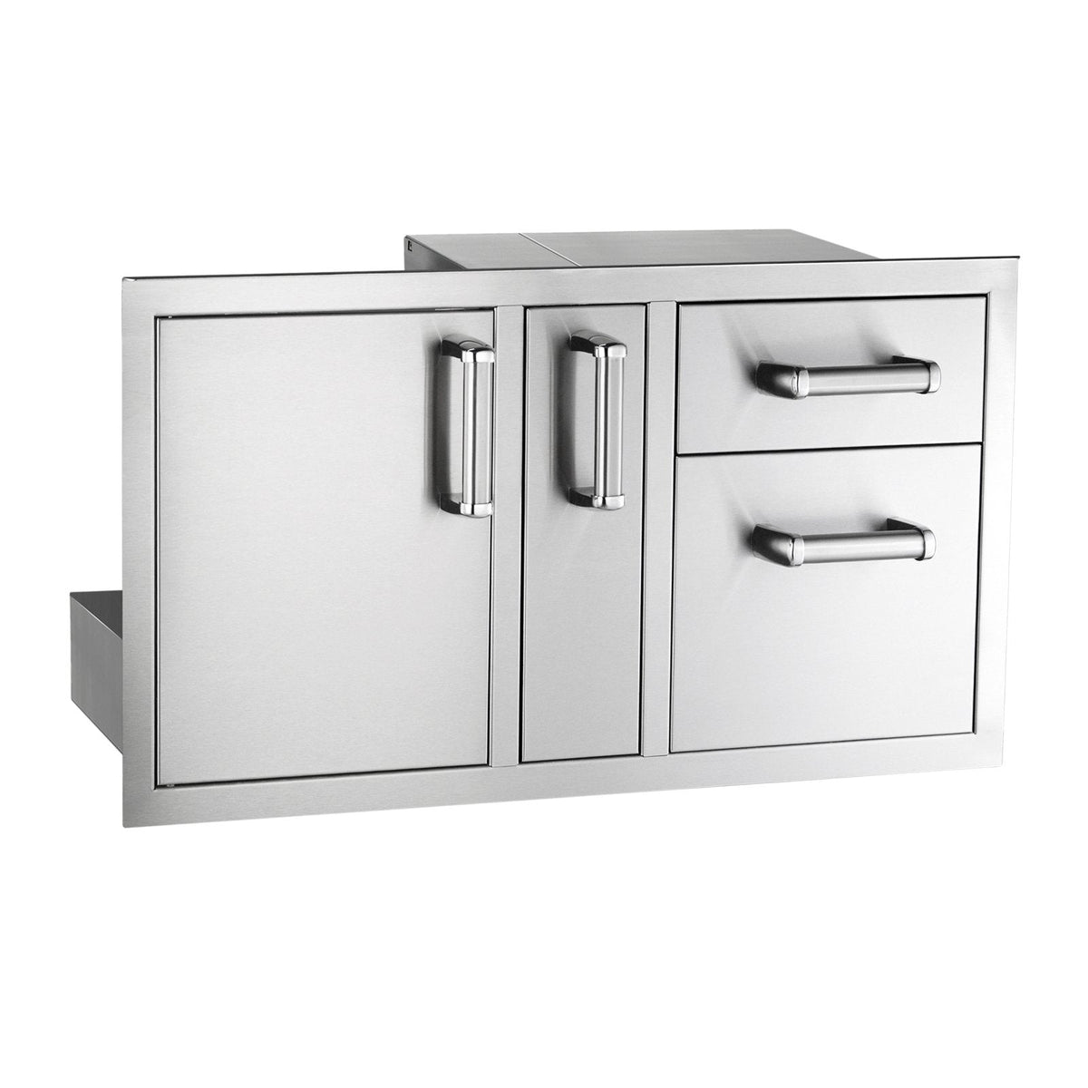 Fire Magic Premium Flush 36-Inch Access Door w/ Platter Storage and Double Drawer Combo (Soft Close) - 53816SC image 0