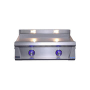 Le Griddle Pro Series 75 - 2 Burner Natural Gas - 3mm Plate WITH INTERIOIR LIGHTS -OML75P3 image 0