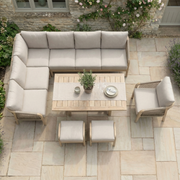 Quay Corner Dining Set with Armchair in Mocha image 1