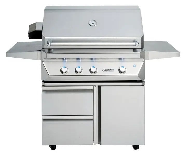 Twin Eagles 36" Grill Cart with Storage Drawers and Single Door image 0
