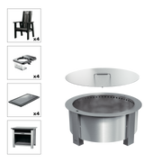 X Series Total Patio Fire Pit Bundle image 34