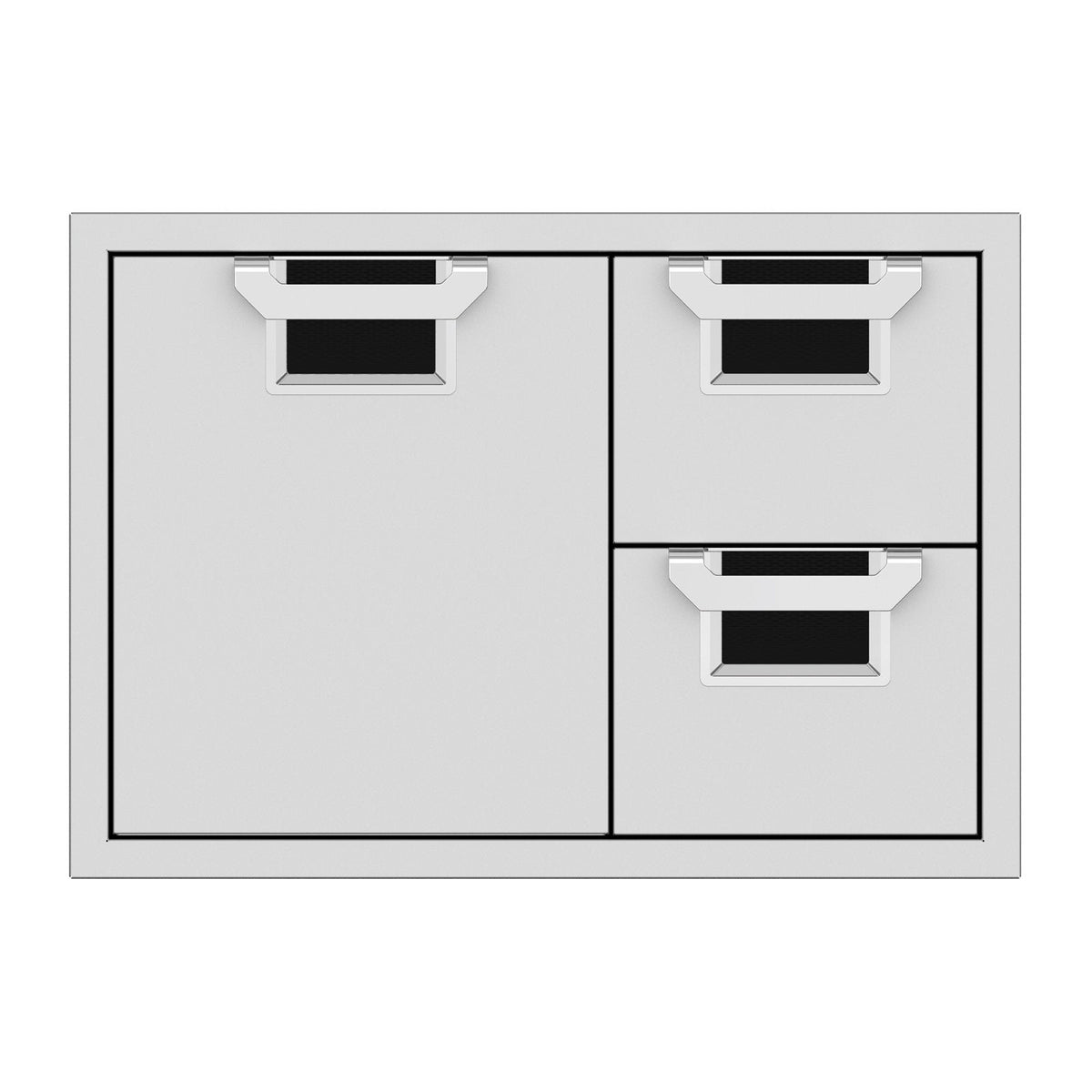 Aspire by Hestan 30-Inch Double Drawer and Storage Door Combination (Stealth Black) - AESDR30-BK image 0