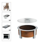 X Series Total Patio Fire Pit Bundle image 33