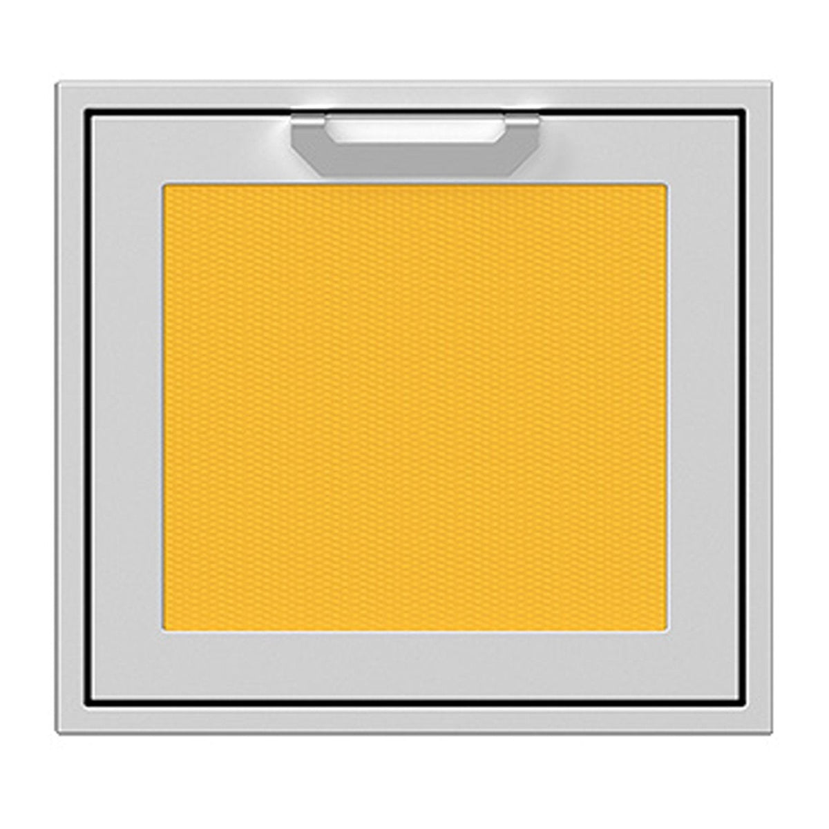 Hestan 24-Inch Single Access Door w/ Recessed Marquise Accented Panel (Left Hinge) in Yellow - AGADL24-YW image 0