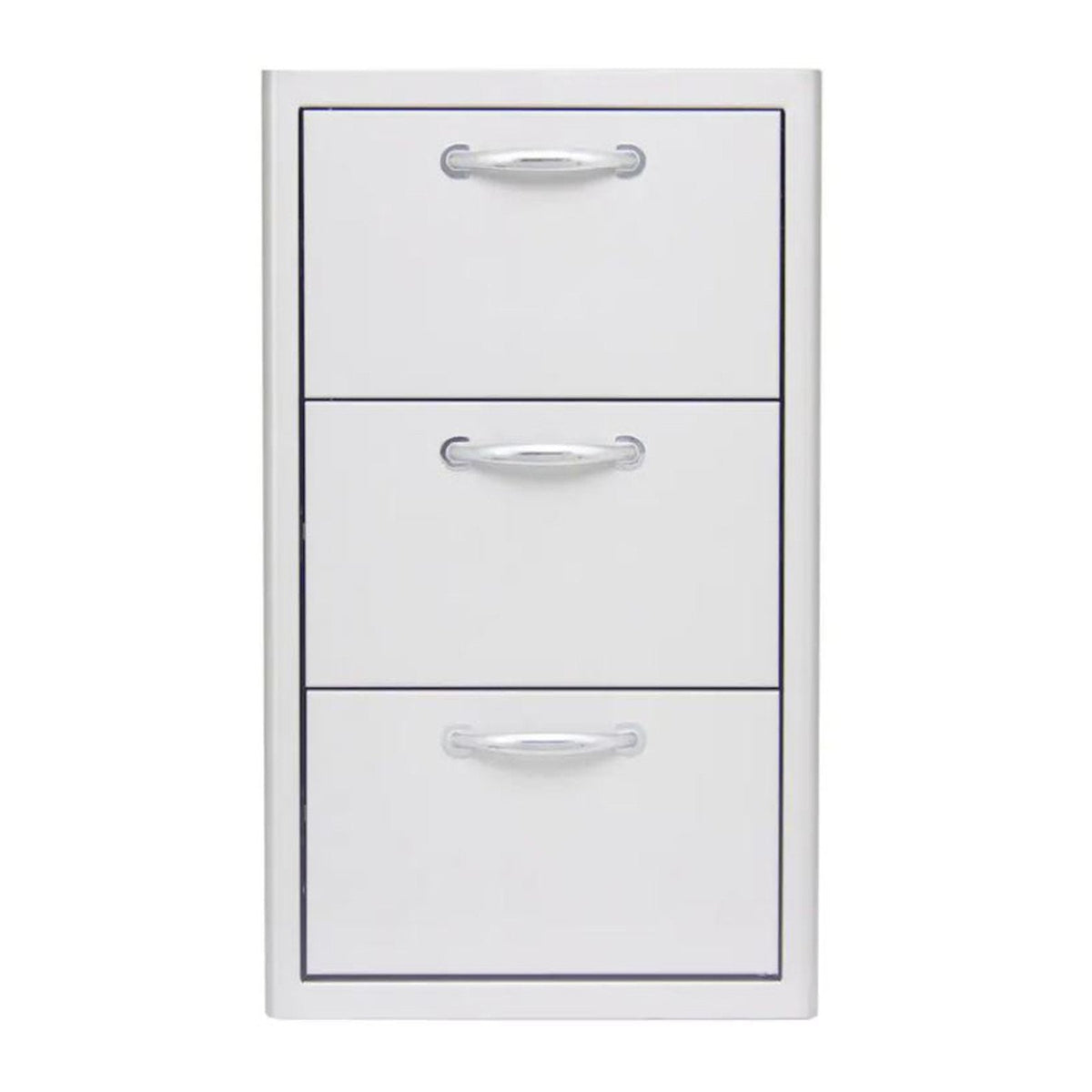 Blaze 16-Inch Stainless Steel Triple Storage Drawers - BLZ-DRW3-R-LT image 0